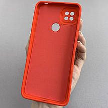 Чохол для Xiaomi Redmi 9C силіконовий кейс із захистом камери на телефон сяомі редмі 9с червоний l8o, фото 3