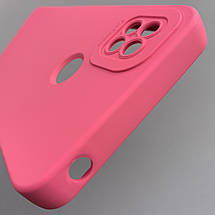 Чохол для Xiaomi Redmi 9C силіконовий кейс із захистом камери на телефон сяомі редмі 9с малиновий l8o, фото 6