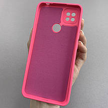 Чохол для Xiaomi Redmi 9C силіконовий кейс із захистом камери на телефон сяомі редмі 9с малиновий l8o, фото 3