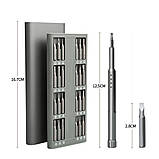 Набір магнітних викруток 48 в 1 у металевому футлярі для роботи з дрібними деталями, фото 7