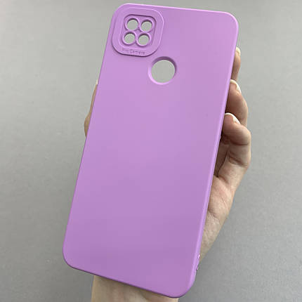 Чохол для Xiaomi Redmi 9C силіконовий кейс із захистом камери на телефон сяомі редмі 9с бузковий l8o, фото 1