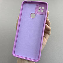Чохол для Xiaomi Redmi 9C силіконовий кейс із захистом камери на телефон сяомі редмі 9с бузковий l8o, фото 3