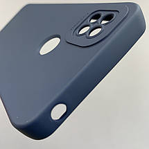 Чохол для Xiaomi Redmi 9C силіконовий кейс із захистом камери на телефон сяомі редмі 9с темно-синій l8o, фото 6