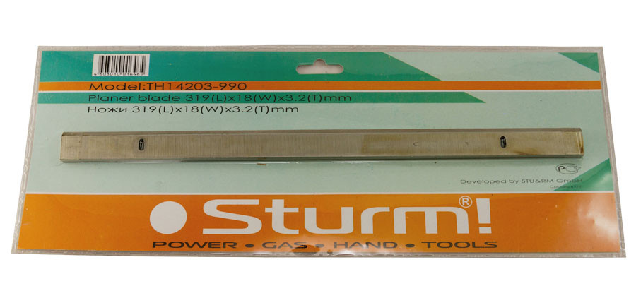 Ножи для рейсмуса (HSS, 319х18х3.2мм, 2 шт) Sturm TH14203-990 - фото 2 - id-p1869600081