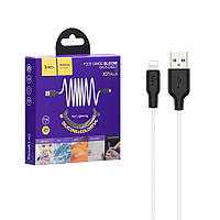 USB кабель Hoco X21 Plus Lightning 2м (белый)