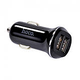 Автомобільний зарядний пристрій HOCO Z1 2 Usb, фото 4
