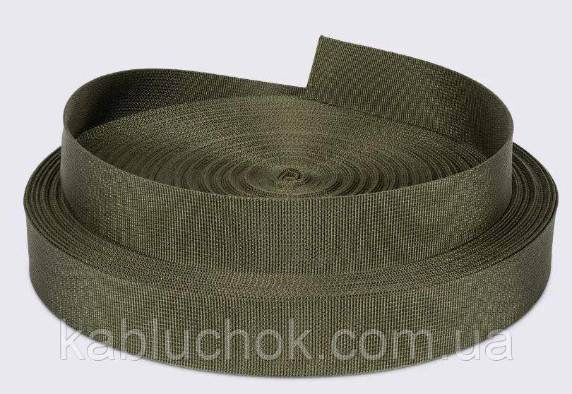 Стропа 38 мм, колір Хакі (від 1 м) Туреччина, фото 1
