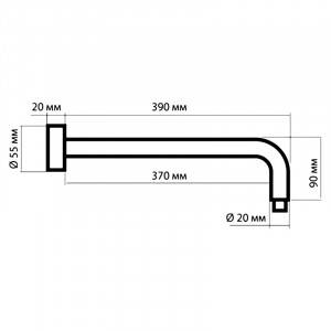 Кронштейн Rodos (АР000040500) Аква Родос Art. АР000040500, фото 2