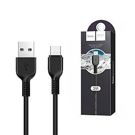 USB кабель HOCO X20 Type-C 3м (чорний)