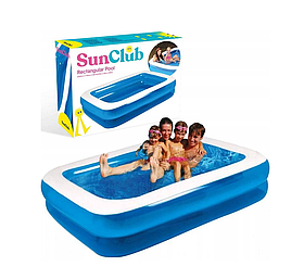 Садовий надувний басейн для дітей 200х150см SunClub JL10291-1