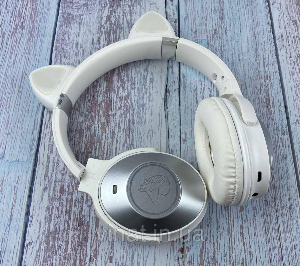 Бездротові навушники Єдиноріг з вушками PG-27 Unicorn Bluetooth, фото 1