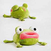 М'яка іграшка жаба "Губаста жаба" висота 32 см M 14656