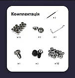 Набір магнітна ручка конструктор Polar Pen стилус, серебро, фото 5