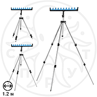 Рыболовная фидерная тренога с гребенкой на 10 удилищ 1.2 м