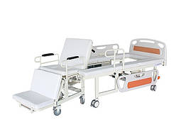 Ліжко медичне з електричним керуванням з функцією мобільного крісла та туалетним пристроєм W01 (413)