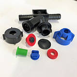 Форсунка на обприскувач прохідна 100-08 / Р з відсікачем під шланг 12,5 мм Польща, фото 5