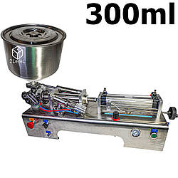 Дозатор в'язких рідин 10-300мл Поршневий автоматичний дозатор NPP-300 Розливна машина Hualian