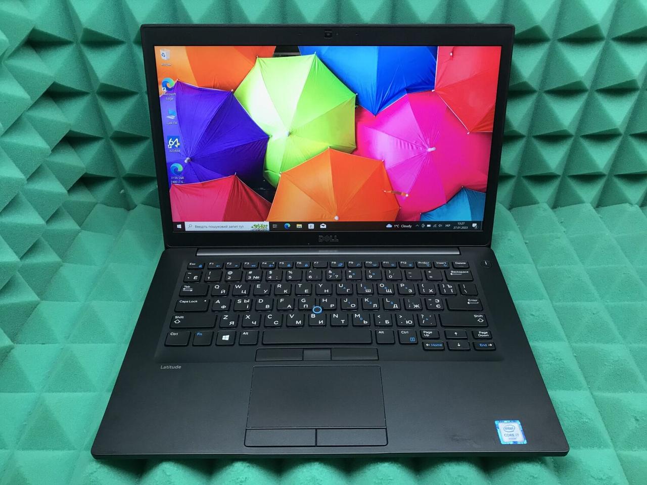 Б/в Ультрабук Б-клас Dell Latitude 7480 14" 1920x1080| Core i7-6600U| 8 GB RAM| 256 GB SSD| HD 520