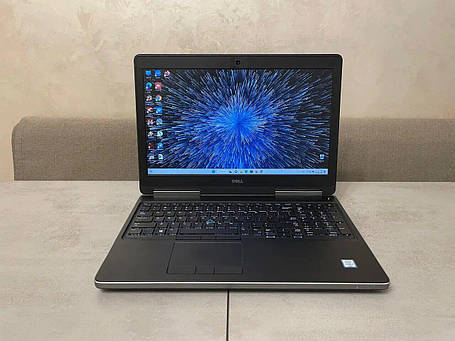 Б/в Ноутбук Б-клас Dell Precision 7510 15.6" 1920x1080| Core i7-6820HQ| 16 GB RAM| 256 GB SSD| Quadro M1000M 2GB, фото 1