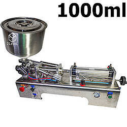 Дозатор в'язких рідин 10-1000мл Поршневий автоматичний дозатор NPP-1000 Розливна машина Hualian