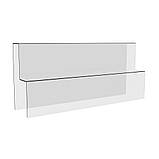 Гірка EKOSTAR під товар на 2 сходинки з акрилу 450х100х200, фото 2