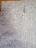Лляні штани чоловічі розмір 52, фото 2