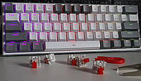Клавіатура дротова механічна ігрова Redragon K617 FIZZ RGB 60%