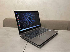 Б/в Ігровий ноутбук HP Zbook 15u G5 15.6" 1920x1080| Core i7-8650U| 32 GB RAM| 512 GB SSD| Radeon Pro WX 3100 2GB, фото 4
