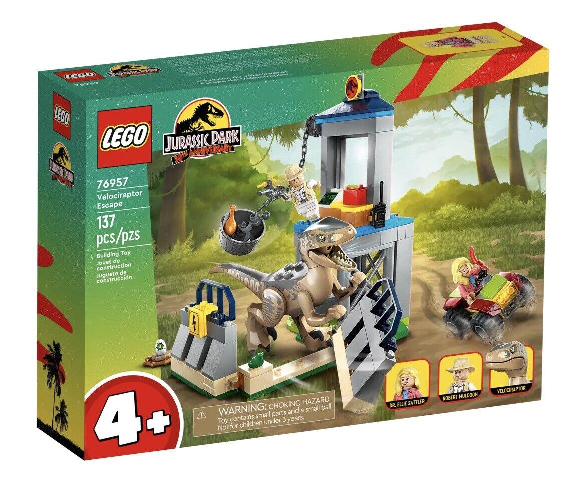 Lego Jurassic World Втеча велоцираптора 76957, фото 1