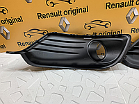Накладки противотуманных фар (под ДХО) Renault Megane 3 (2013-2016) Рено Меган 3 Оригинал
