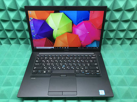 Б/в Ультрабук Dell Latitude 7480 14" 1920x1080| Core i5-6300U| 4 GB RAM| 128 GB SSD| HD 520, фото 1
