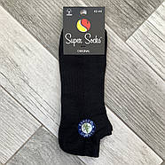 Шкарпетки чоловічі короткі бамбук із сіткою Super Socks, арт 038, розмір 42-44, чорні, 038, фото 3