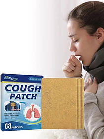 Пластир Інфрачервоний проти кашлю, хронічного бронхіту, а також застудними недугами астму 6 штук