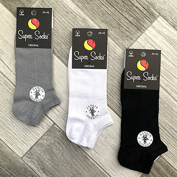 Шкарпетки чоловічі короткі бамбук із сіткою Super Socks, арт 038, розмір 39-42, асорті, 038