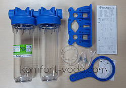 Фільтр магістральний Atlas Filtri 10 DP - DUO 1/2"