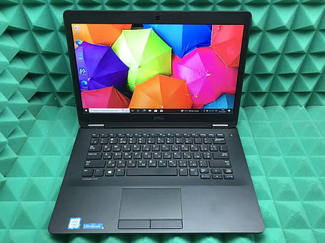 Б/в Ультрабук Б-клас Dell Latitude E7470 14" 1920x1080| Core i7-6600U| 8 GB RAM| 256 GB SSD| HD 520, фото 1