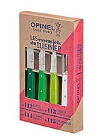 Opinel Essentials Primavera Box Set Набір кухонних ножів 4шт, граб 001709