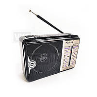 Радіоприймач Golon RX-А606АС FM/AM/SW на 2 батареях R20 від мережі чорний (7750)