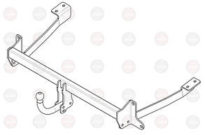 Фаркоп Peugeot Rifter Xl (База L2 4753)(2018-)(фаркоп Пежо Рифтер) VasTol