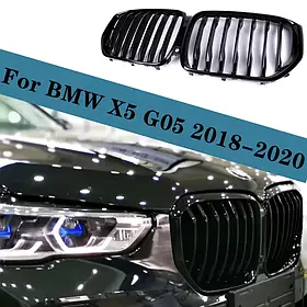 Решітка ноздрі для BMW (БМВ) X5 series G05 (2018-...) Глянець