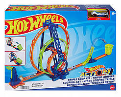Набір Ігровий Hot Wheels Хот Вілс Конструктор трас Потрійна петля HMX37