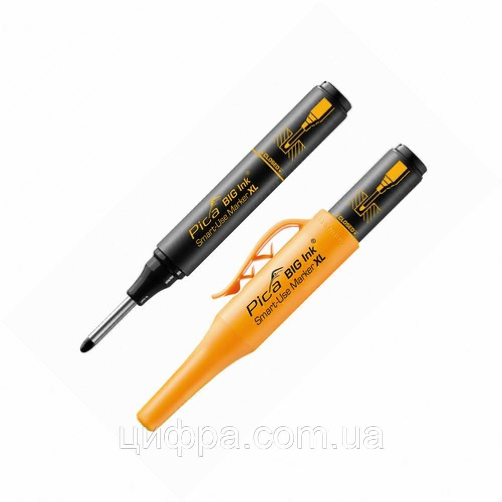Маркер фірмовий з довгим носиком Pica BIG Ink Smart-Use Marker XL, 170/46, чорний