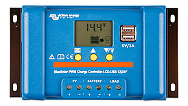 Контролер заряду Victron Energy BlueSolar PWM-LCD&USB 12/24V-20A