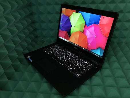 Б/в Ультрабук Б-клас Dell Latitude E7470 14" 2560x1440 Сенсорний| Core i7-6600U| 8 GB RAM| 256 GB SSD| HD 520, фото 1