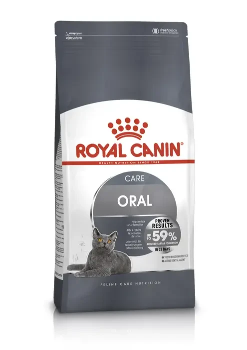 Royal Canin Oral Care сухий корм для дорослих котів від утворення зубного каменю, 8КГ
