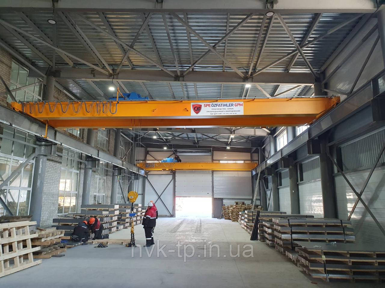 Кран 20 тонн мостовий двобалковий