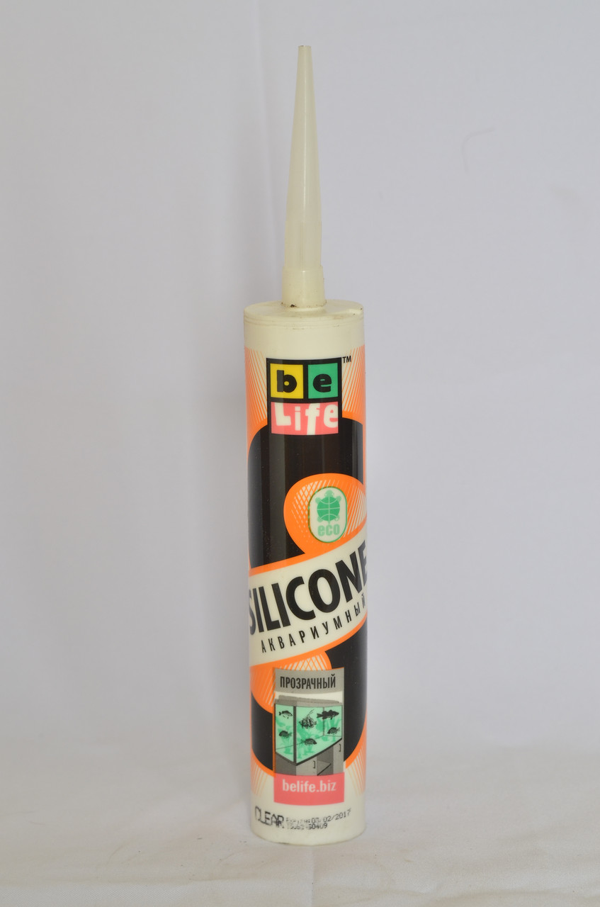 Акваріумний силіконовий герметик (прозорий, чорний), фото 1
