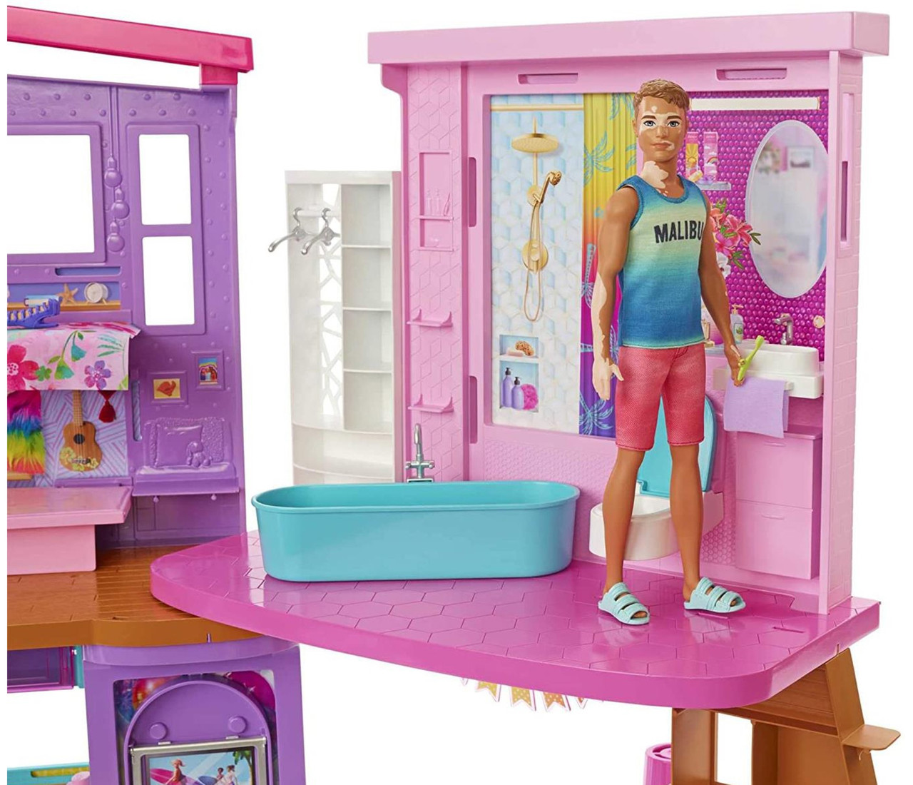 БУДИНОК ДЛЯ БАРБІ Mattel Barbie: Malibu Dream House - Mattel (HCD50) - фото 3 - id-p1869692579