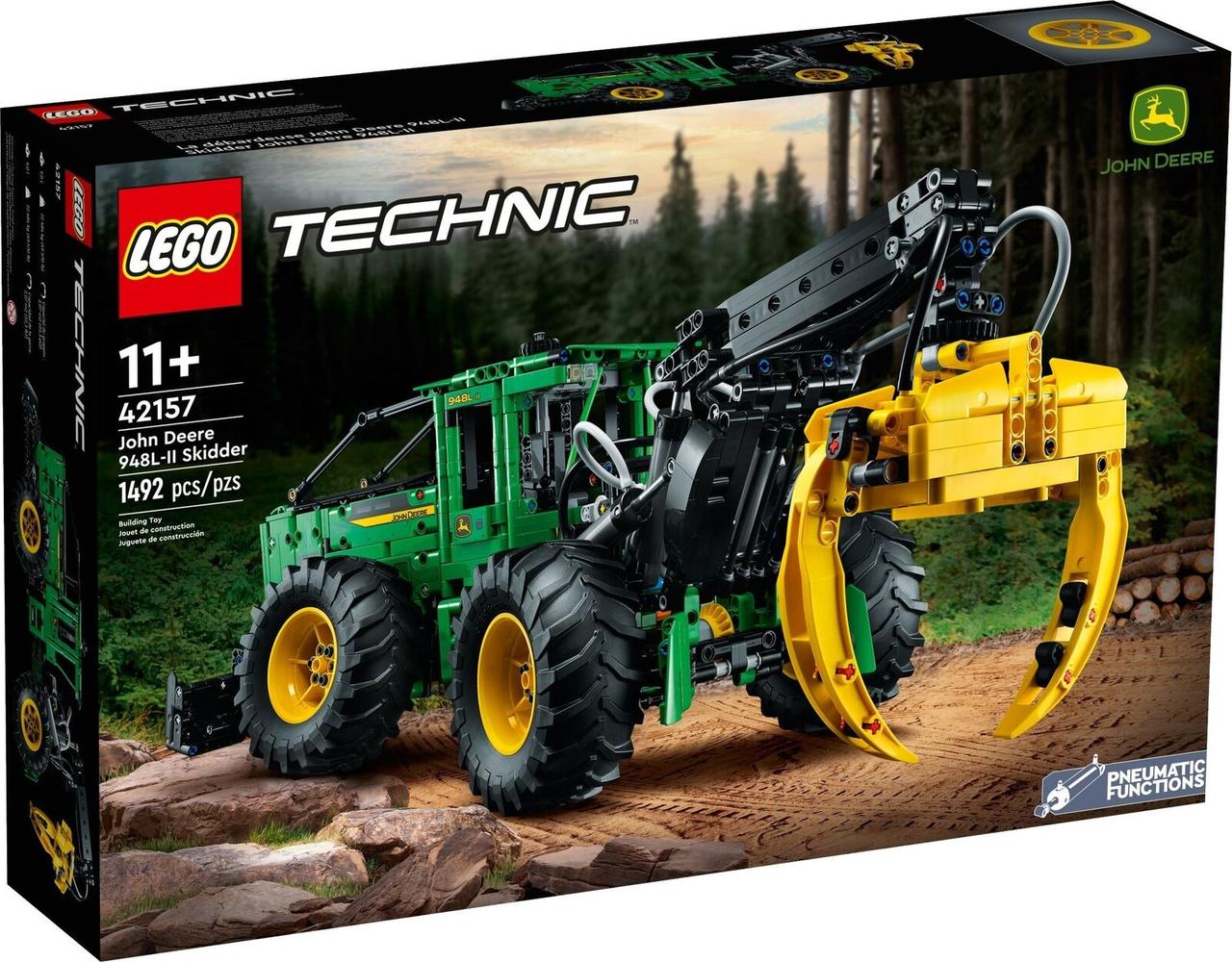 Lego Technic Трелювальний трактор John Deere 948L-II 42157, фото 1