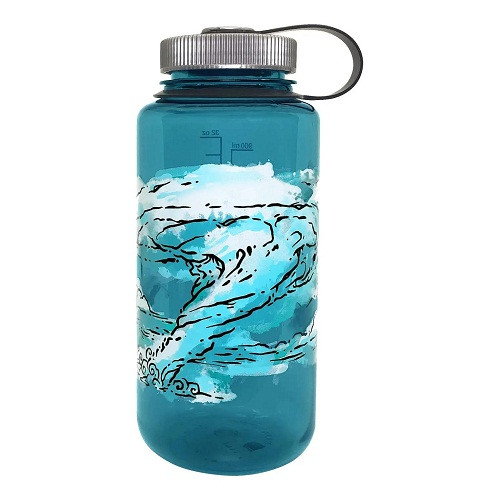 Пляшка для води Nalgene Wide Mouth Trout w/Wind Bottle 0.95L, фото 1
